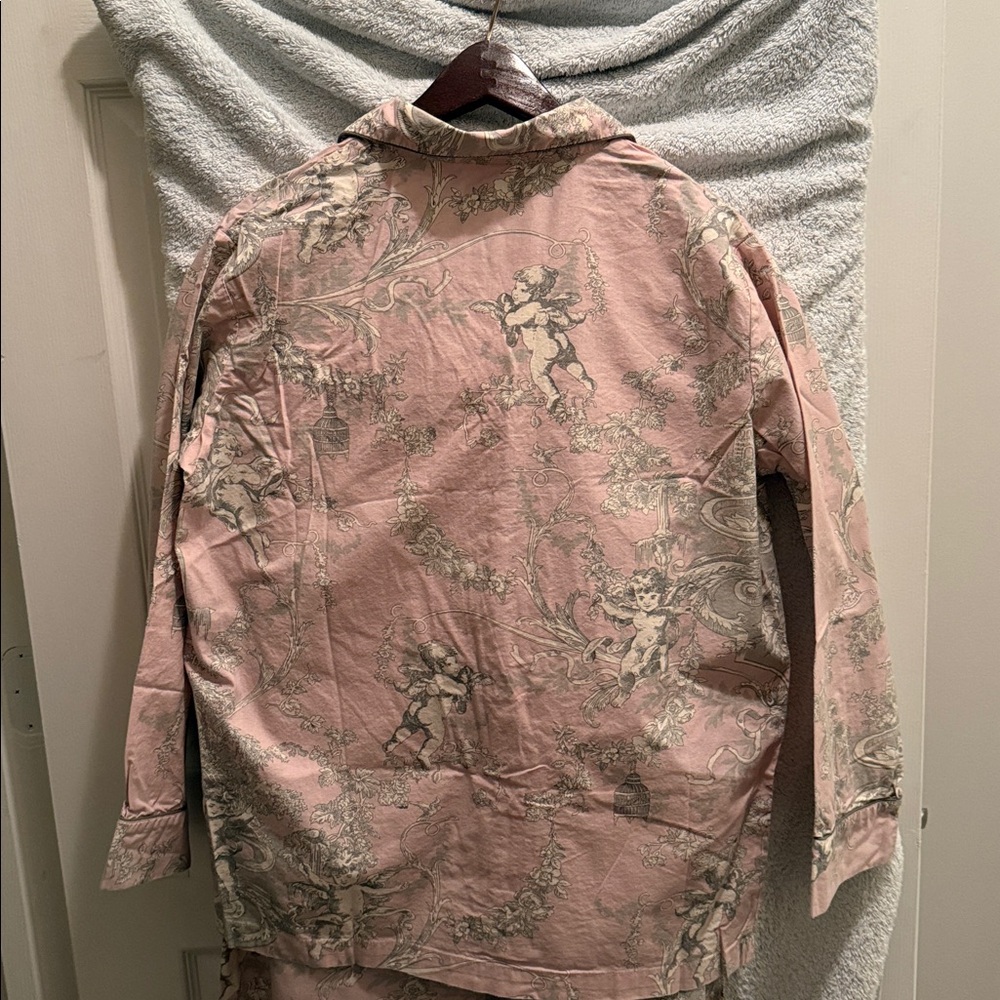 Pink Patterned Pajama Set - Picture 4 of 6